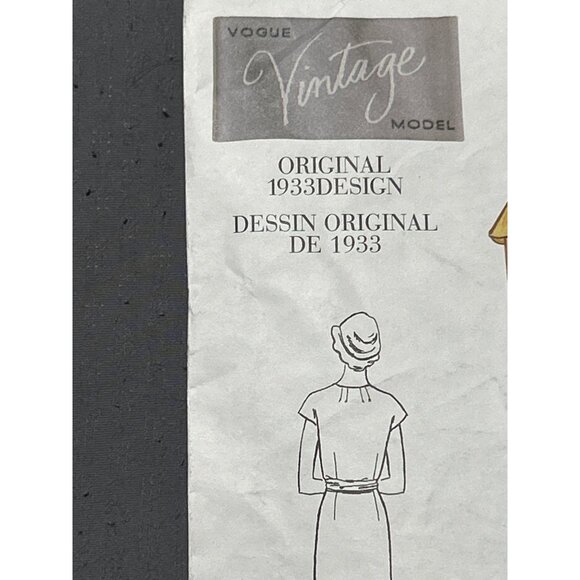 Vogue Vintage Pattern 2671 Original 1933 Design Sewing Pattern Misses Dress Size - Picture 3 of 5